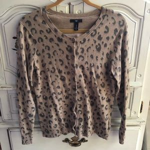 Cheetah Print Cardigan
